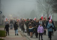 Marsz niepodległościowy na Wzgorze Polak