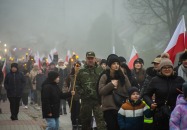 Marsz niepodległościowy na Wzgorze Polak