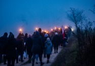 Marsz niepodległościowy na Wzgorze Polak