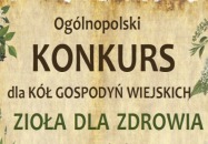 KONKURS DLA KÓŁ GOSPODYŃ WIEJSKICH ZIOŁA DLA ZDROWIA 2025
