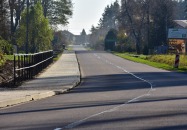 2020 - Panasówka chodnik przy drodze powiatowej