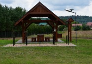 Miejsce Obsługi Rowerowej (MOR) w Szozdach - po starej remizie