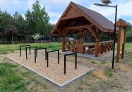 Miejsce Obsługi Rowerowej (MOR) w Szozdach - po starej remizie