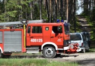 Pożar 2017 Las w okolicach rzeki Studczek